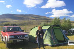 Camping out in our new palace