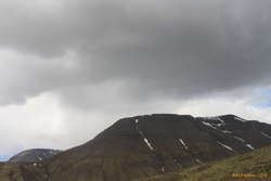 Not so sunny looking towards Hátindur
