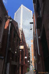 Red brick and disco balls