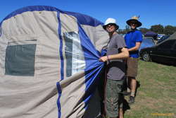 Damo and Karl at Maitreya