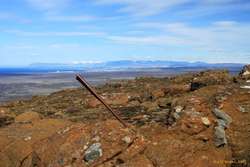 Looking back over town from Grænadyngja