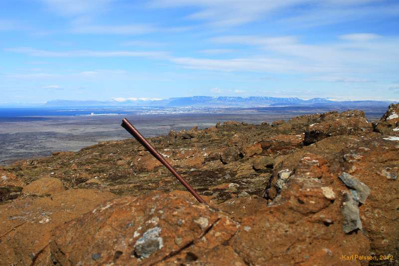 Looking back over town from Grænadyngja