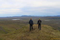 Coming down the last ridge
