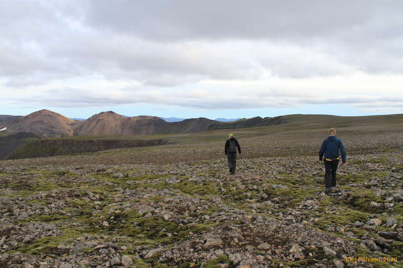 Crossing over towards Laufaskörð