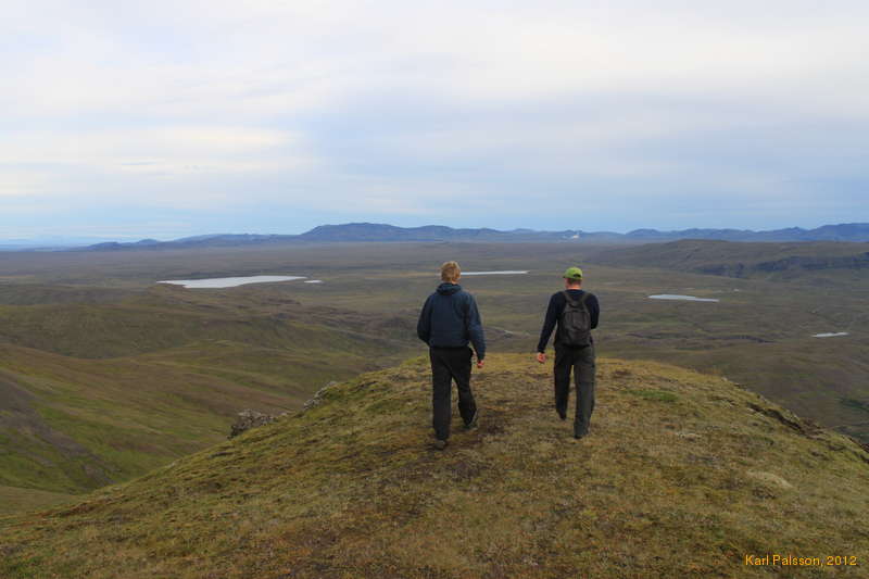 Coming down the last ridge
