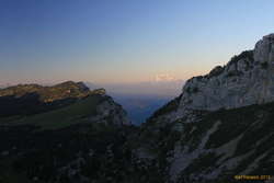 Mont Blanc from the Col du Bellefont