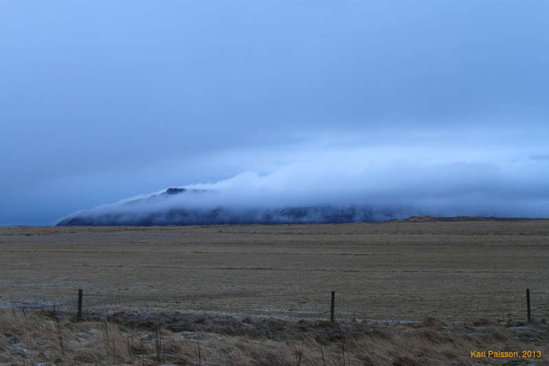 Blown clouds on Akrafjall