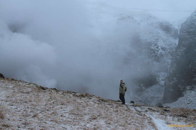 Tryggvi at the head of the valley