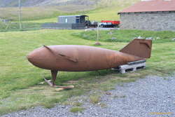 Old mine clearing drone at the cafe