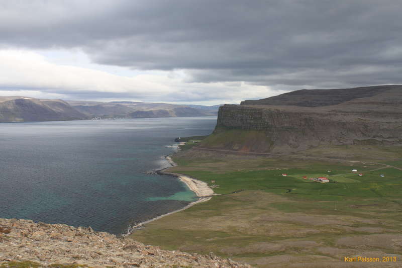 Looking up Patreksfjörður