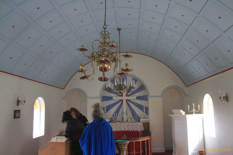 In the church at Ingjaldssandur