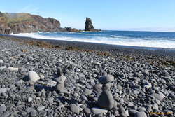 Playing at the beach
