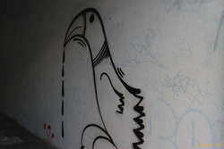 Bird with a runny nose?