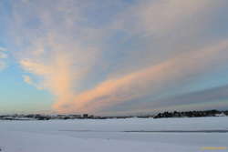 Afternoon by Elliðaárvatn