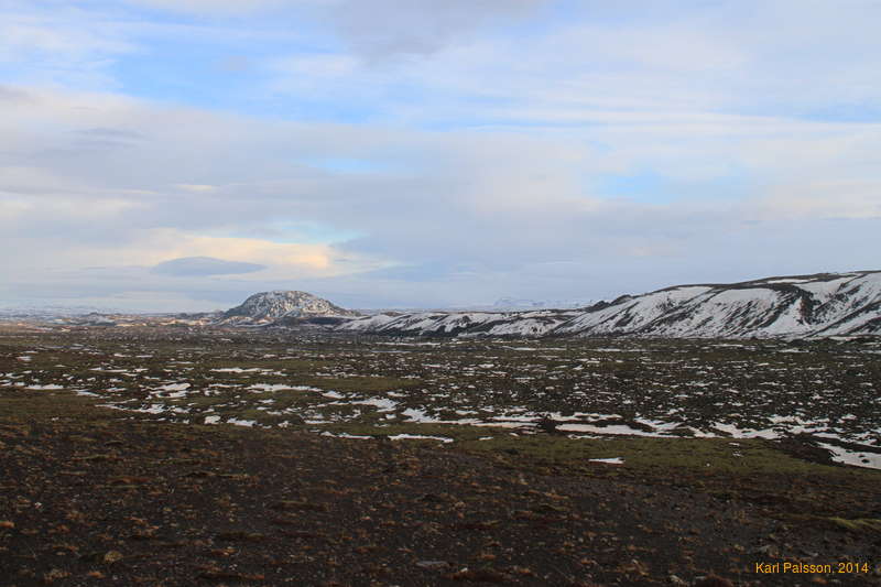 Looking East towards Helgafell