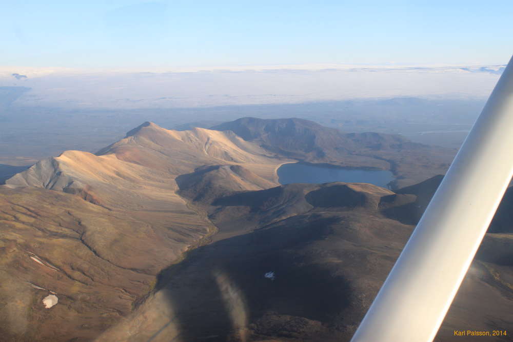 Kvíarvatn, western end of Vonarskarð
