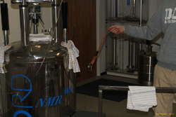 Serious research with the 14Tesla NMR