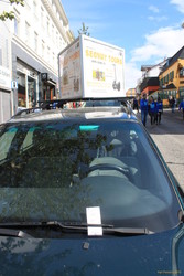 Nevermind, the (bad) advertising budget will pay for parking tickets