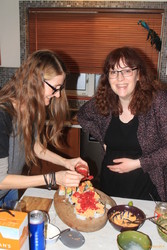 Kolly and Kata making sushi