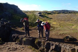 Looking at holes in the ground