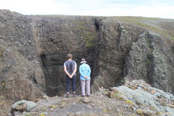 Mum and I contemplating