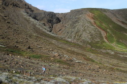 Mum walking homewards