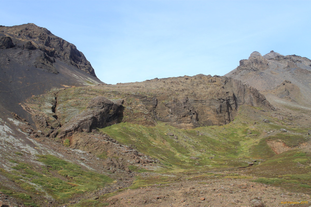 It's obvious now.  You should have already gone up left of here!