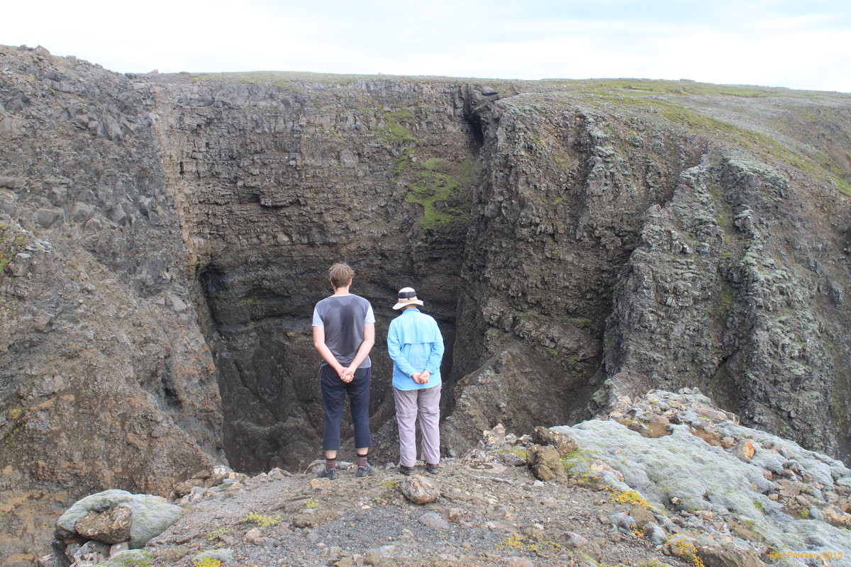 Mum and I contemplating