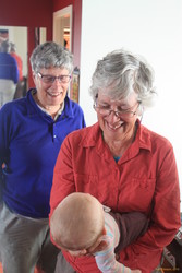 With Mum and Margaret
