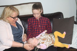 Herdís, Daniel and Stella