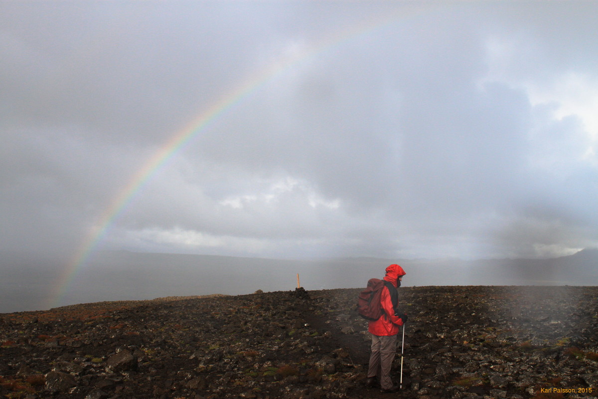 Mum in a rainbow