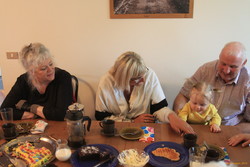 Bára, Helga, Stella and Valdimar