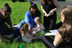 Tea party getting started