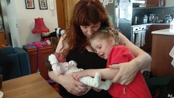 With Mamma and Stella