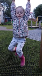 Stella hanging in the park