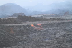 The twisted and filled remains of Geldingadalir