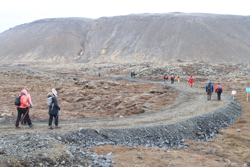 Shiny new track, no more mud!