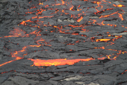 Cooling tumbling flakes on the pool