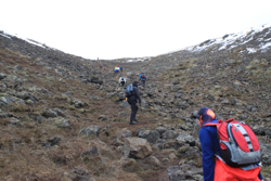 Not as muddy and slippery here