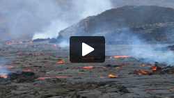 Boiling and roiling surface pool
