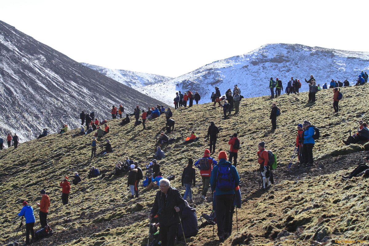 There were... a few people around