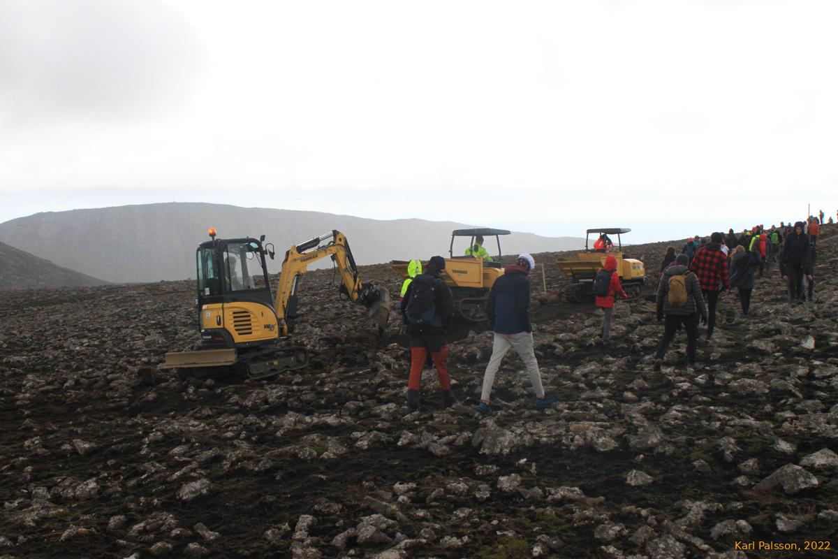 Track work full steam ahead