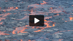 The lake crust is very unstable
